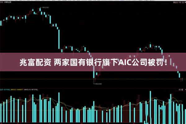 兆富配资 两家国有银行旗下AIC公司被罚！